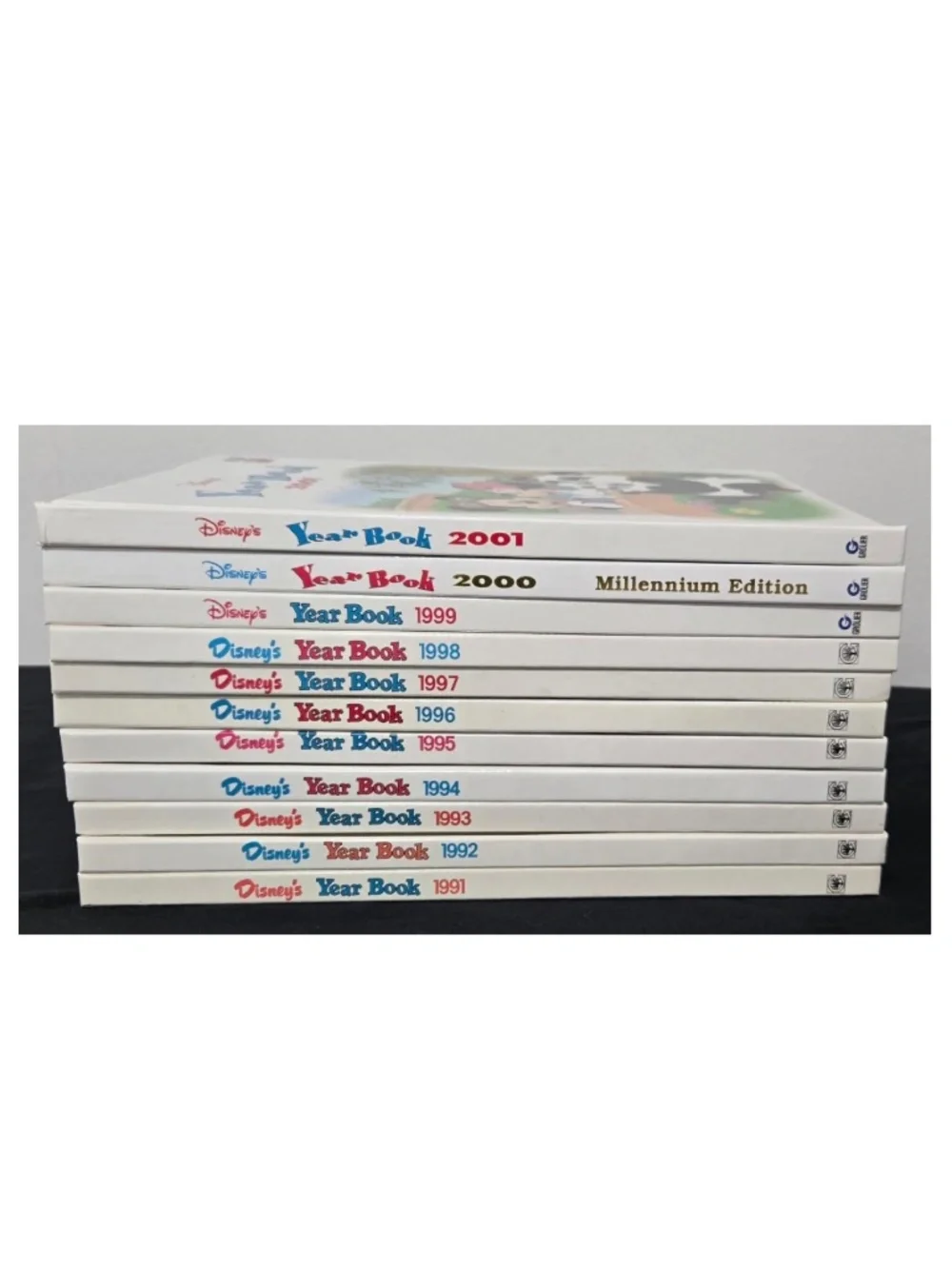 11 Vintage 90s Disneys Year Book Kids Hard Cover Set VTG